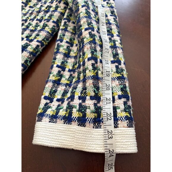 Kate Spade New York Women's Pop Tweed Topper Blazer in Juniper Size 8 - Picture 13 of 15